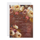 Fête des mariées florale de l'automne de Boho