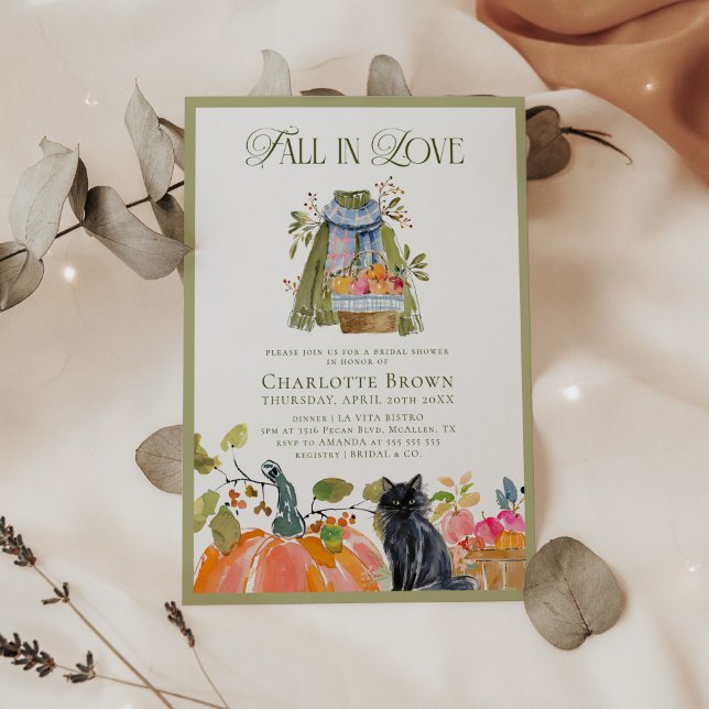 Invitation Fête des mariées Florale moderne en amour (Créateur téléchargé)