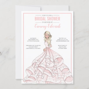 Invitation Fête des mariées Glam Bride modifiable
