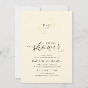 Invitation Fête des mariées ivoirienne Élégante calligraphie
