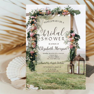 Invitation Fête des mariées mariage Arbour