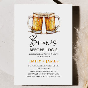 Invitation Fête des mariées Mariage pour les couples Décontra