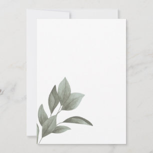 Invitation Fête des mariées moderne Botanique Eucalyptus Boho