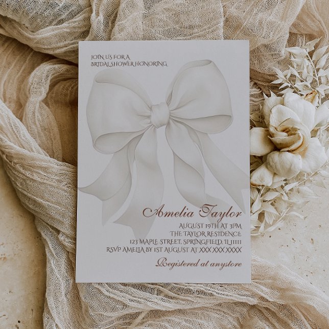 Invitation Fête des mariées neutre du cou (Créateur téléchargé)