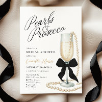 Fête des mariées Pearl & Prosecco Black Bow