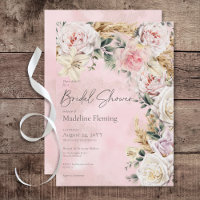 Fête des mariées romantique Boho Rose Roses & Pamp