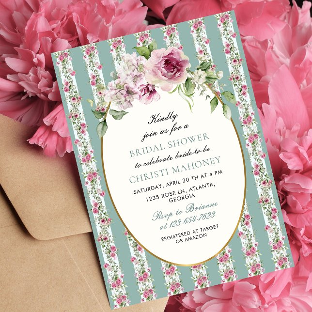 Invitation Fête des mariées romantique Garden Party (Créateur téléchargé)