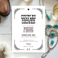 Fête des mariées rustique des couples de cowboys o