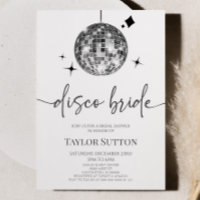 Fête des mariées Silver Disco Ball Disco Bride