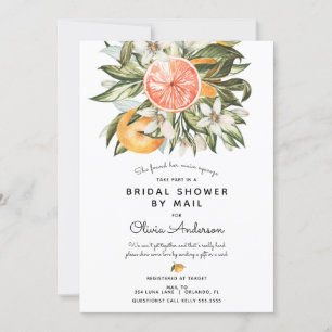 Invitation Fête des mariées Squeeze Principale Par Courrier