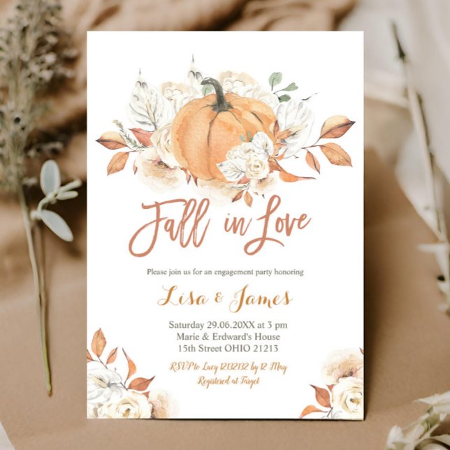 Invitation Fête des mariées Tombe dans l'amour (Créateur téléchargé)