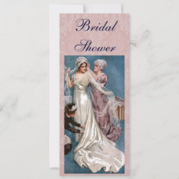 Invitation Fête des mariées vintage