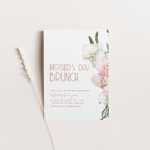 Invitation Fête des mères Brunch Modèle d'invitation