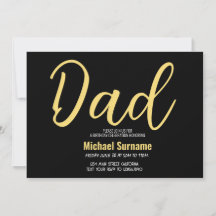 Fête des Pères simple pour l'anniversaire de Papa