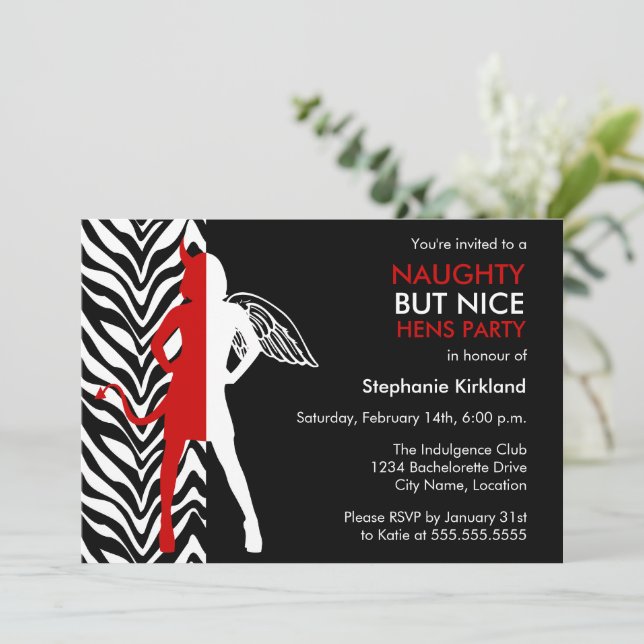 Invitation Fête des poules de Nice / Bachelorette Party (Debout devant)