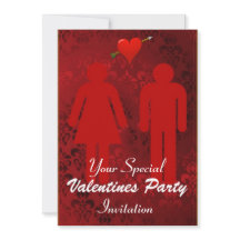 Fête des Valentines rouges amusante