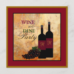 Invitation Fête des vins et des vins