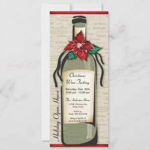 Invitation Fête des Vins Variétale et Bouteille Whimsical