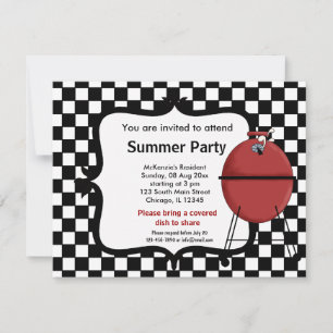 Invitation Fête d'été