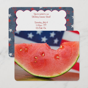 Invitation Fête d'été de la pastèque