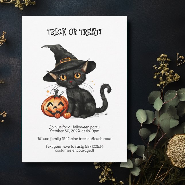 Invitation Fête d'Halloween (Créateur téléchargé)