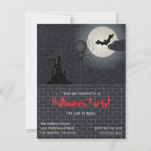 Invitation Fête d'Halloween