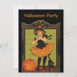 Invitation Fête d'Halloween