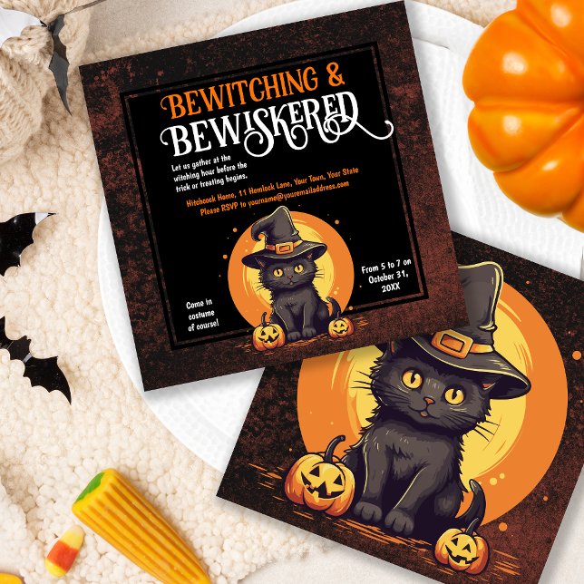 Invitation Fête d'Halloween avant le début de la série ou du  (Créateur téléchargé)