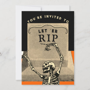 Invitation Fête d'Halloween créative