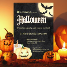 Fête d'Halloween d'entreprise Simple Noir Or