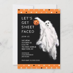 Invitation Fête d'Halloween drôle