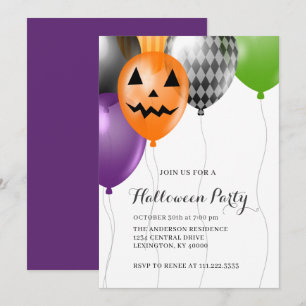 Invitation Fête d'Halloween élégante