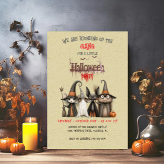 Invitation Fête d'Halloween mignonne