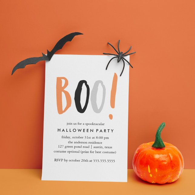 Invitation Fête d'Halloween moderne (Créateur téléchargé)
