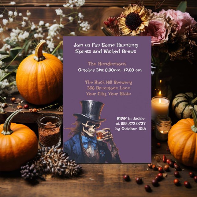 Invitation Fête d'Halloween pour adultes (Créateur téléchargé)