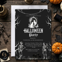 Fête d'Halloween pour adultes squelette gothique v