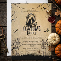 Fête d'Halloween pour adultes squelette gothique v