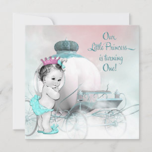 Invitation Fête du 1er anniversaire de la princesse