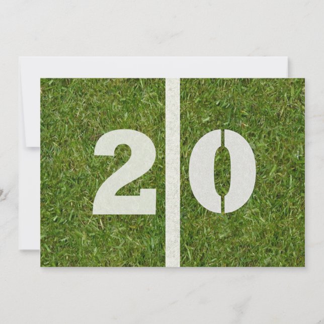 Invitation Fête du 20e anniversaire ! (Devant)