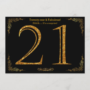 Invitation Fête du 21e anniversaire,Styl Gatsby,parties scint