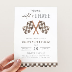 Invitation Fête du 3ème anniversaire de Young Wild & Three Ra