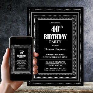 Invitation Fête du 40e anniversaire de la frontière noire et 