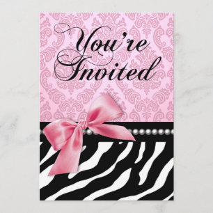 Invitation Fête du 40e anniversaire de Zebra Fascination
