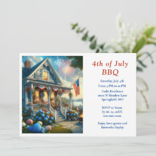 Invitation Fête du 4 juillet