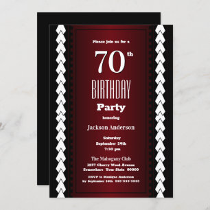 Invitation Fête du 70e anniversaire de la Bourgogne moderne
