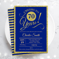 Fête du 70e anniversaire - TOUT AGE Royal Blue Gol
