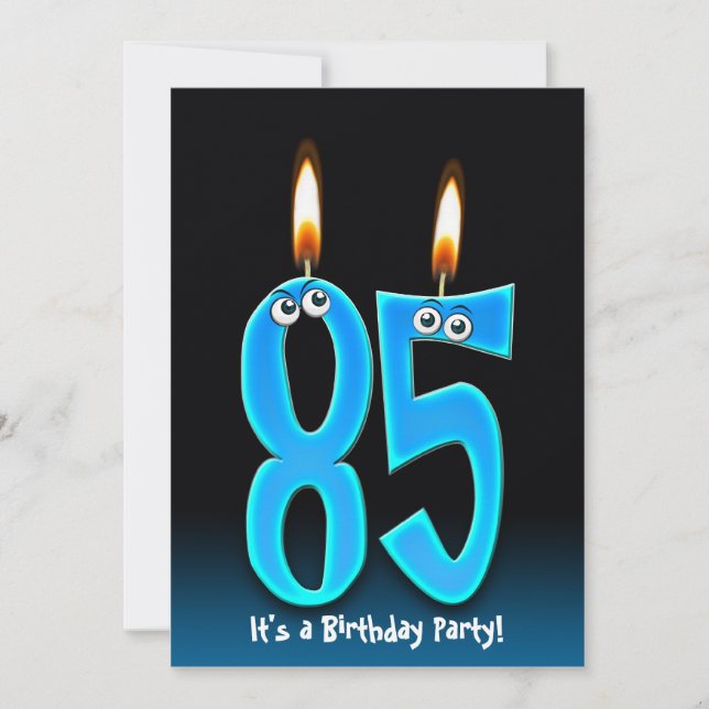 Invitation Fête du 85e anniversaire (Devant)