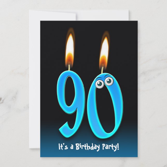 Invitation Fête du 90e anniversaire (Devant)