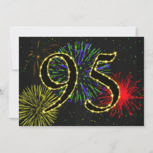 Invitation Fête du 95e anniversaire invitez