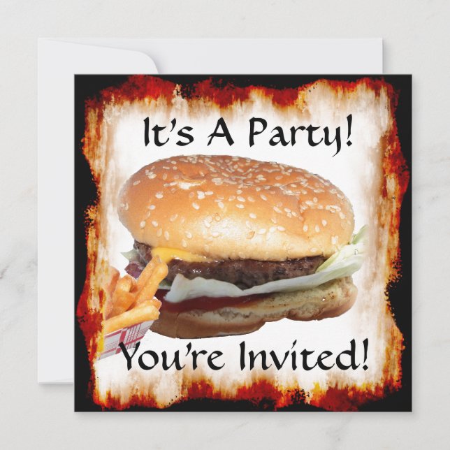 Invitation Fête du barbecue !Invitation (Devant)